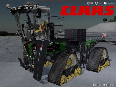 Мод "Claas Xerion 3000 Saddle Trac" для Farming Simulator 2019