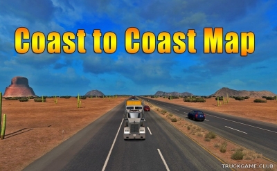 Мод "Coast to Coast v2.11" для American Truck Simulator