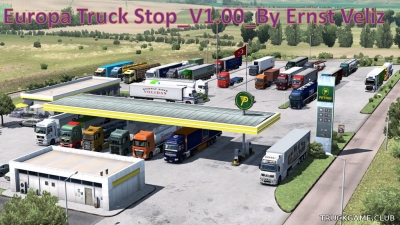 Мод "Europa Truck Stop v1.20" для Euro Truck Simulator 2