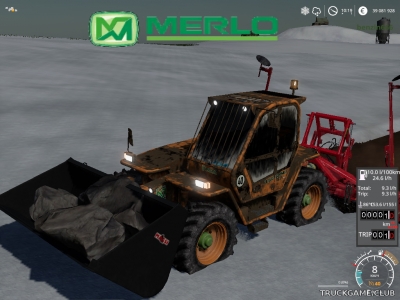 Мод "Merlo P41.7 Turbofarmer" для Farming Simulator 2019