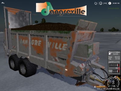 Мод "Dangreville ETB 15000" для Farming Simulator 2019