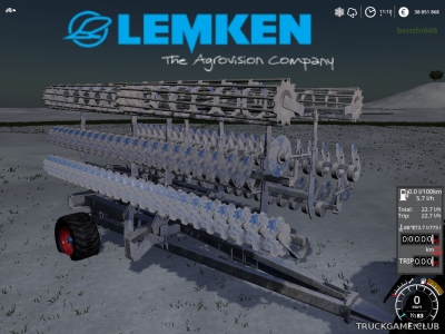 Мод "Lemken Heliodor Gigant 10" для Farming Simulator 2019