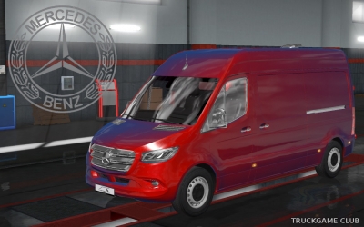 Мод "Mercedes Sprinter 2019 v0.3" для Euro Truck Simulator 2