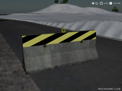 Мод "Concrete Road Barrier" для Farming Simulator 2019