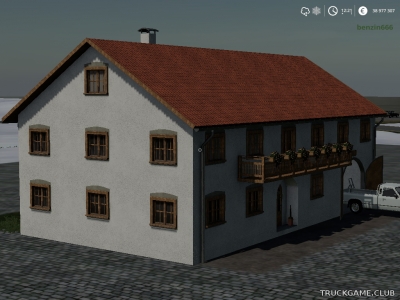 Мод "Placeable German Farmhouse" для Farming Simulator 2019