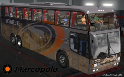 Мод "Marcopolo Paradiso GV 1450 LD" для Euro Truck Simulator 2
