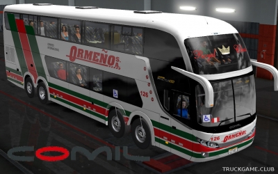 Мод "Comil Invictus DD v1.8" для Euro Truck Simulator 2