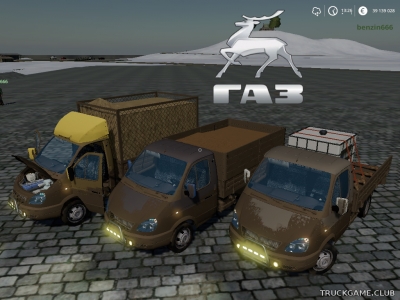 Мод "ГАЗ-3302 v2.1" для Farming Simulator 2019