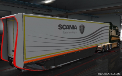 Мод "Owned AeroDynamic Trailer" для Euro Truck Simulator 2