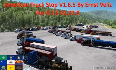 Мод "American Truck Stops v1.6.5" для American Truck Simulator