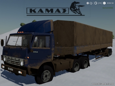 Мод "КамАЗ-5410 и НефАЗ-93344" для Farming Simulator 2019