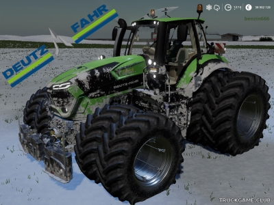 Мод "Deutz-Fahr 9" для Farming Simulator 2019