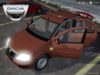 Мод "Dacia Logan v1.1" для Farming Simulator 2019