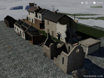 Мод "Placeable Ruinshouse" для Farming Simulator 2019