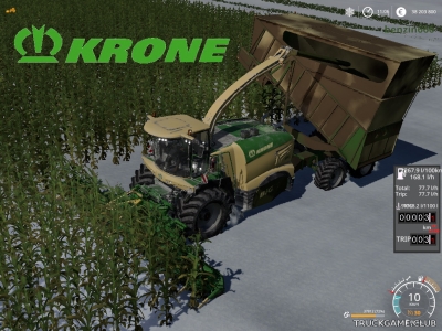 Мод "Krone Big X 1180 Cargo v1.1.1" для Farming Simulator 2019