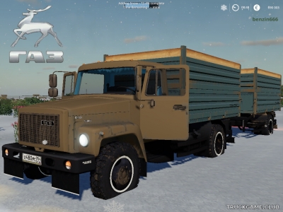 Мод "ГАЗ-35071 и САЗ-83173 v2.0" для Farming Simulator 2019