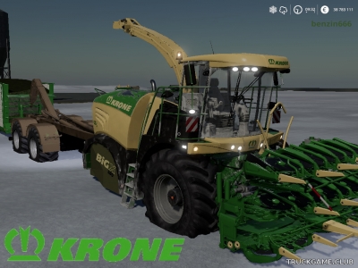 Мод "Krone Big X 580 HKL" для Farming Simulator 2019