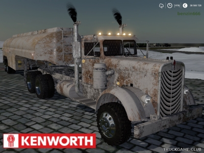 Мод "Kenworth 521 Duel" для Farming Simulator 2019