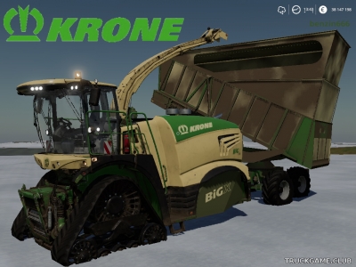 Мод "Krone Big X 1180 Cargo v1.2" для Farming Simulator 2019