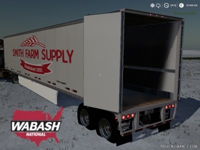 Мод "Wabash 53FT Dry Van v2.0" для Farming Simulator 2019