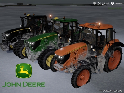 Мод "John Deere 6M FL v2.0" для Farming Simulator 2019