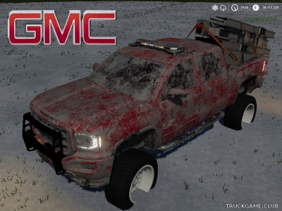 Мод "GMC Sierra 2015 v3.0" для Farming Simulator 2019