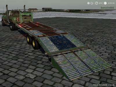 Мод "20FT Gooseneck Trailer" для Farming Simulator 2019