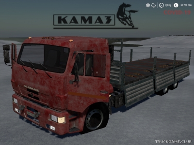 Мод "КамАЗ-65117" для Farming Simulator 2019