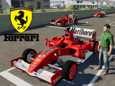 Мод "Ferrari 248 F1" для Farming Simulator 2019