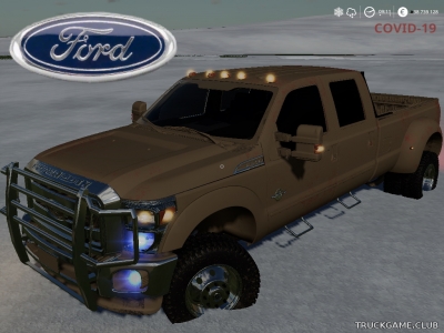 Мод "Ford F350 Crew Cab Super Duty 2011" для Farming Simulator 2019