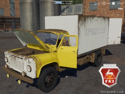 Мод "ГАЗ-52 Продуктовый v2.0" для Farming Simulator 2019