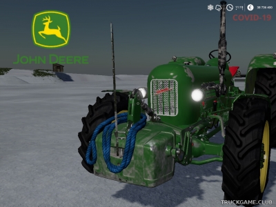 Мод "John Deere Gewicht 900" для Farming Simulator 2019