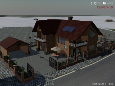 Мод "Placeable Farm House" для Farming Simulator 2019