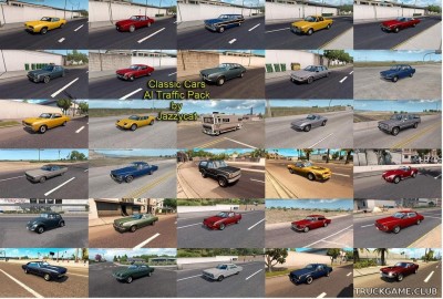 Мод "Classic Ai traffic pack by Jazzycat v5.4.2" для American Truck Simulator