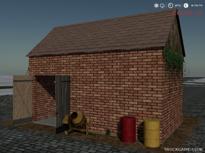 Мод "Placeable Polish Small Garage" для Farming Simulator 2019