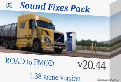 Мод "Sound Fixes Pack v20.44" для American Truck Simulator