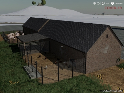 Мод "Placeable Pigsty & Chicken Coop v1.0.1" для Farming Simulator 2019