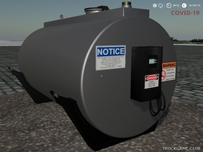 Мод "Placeable Simple Fuel Station" для Farming Simulator 2019