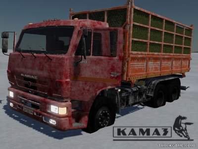 Мод "КамАЗ-45143" для Farming Simulator 2019