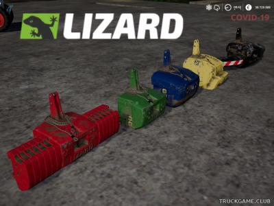 Мод "Lizard Weight Pack" для Farming Simulator 2019