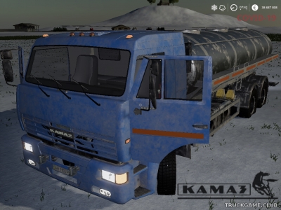 Мод "КамАЗ-65117 Молоковоз" для Farming Simulator 2019
