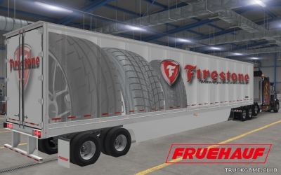 Мод "Owned Fruehauf Box Trailer" для American Truck Simulator
