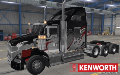 Мод "Kenworth T800 Custom 2016 v2.0" для Euro Truck Simulator 2
