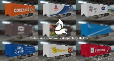 Мод "Belarusian Companies Skinpack by MrFox v1.1" для Euro Truck Simulator 2