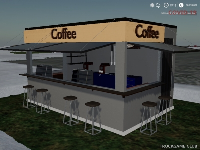 Мод "Placeable Coffee Shop" для Farming Simulator 2019