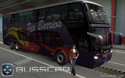 Мод "Busscar Panoramico DD 6x2 v4.0" для Euro Truck Simulator 2