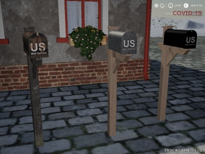Мод "Placeable American Mailbox" для Farming Simulator 2019