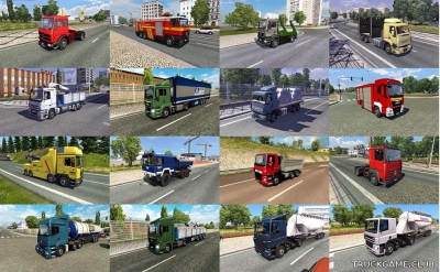 Мод "Truck traffic pack by Jazzycat v4.8" для Euro Truck Simulator 2