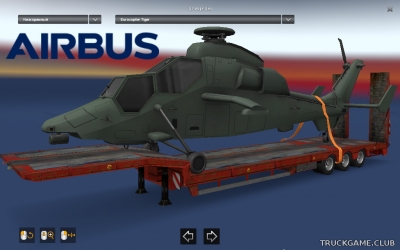Мод "Eurocopter Tiger" для Euro Truck Simulator 2