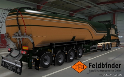Мод "Owned Feldbinder KIP Trailer Pack v1.3" для Euro Truck Simulator 2